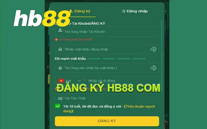đăng ký hb88 com